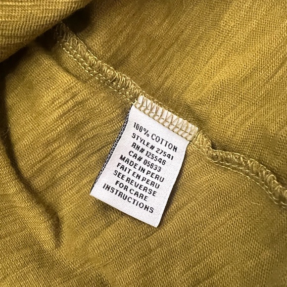 Habitat Clothes to Live In Medium NWOT 100% Cotton Top - Picture 4 of 4